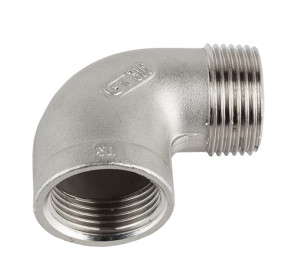 CODO 90º INOX M-H