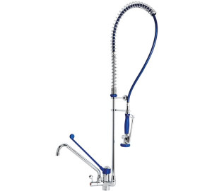 Columna prelavado alta con monomando mezclador y maneta medical 1/2"1 Gran Cocina