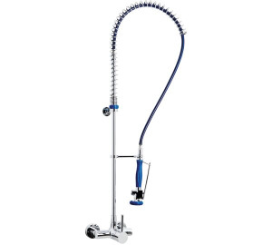 Columna prelavado alta con monomando mezclador mural 1/2" Gran Cocina