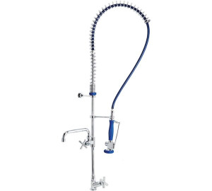 Columna prelavado alta con grifo vertical y caño 1/2" Gran Cocina