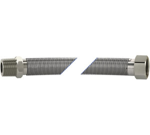 Conjunto flexible extensible de acero inoxidable 3/3" - 3/4"