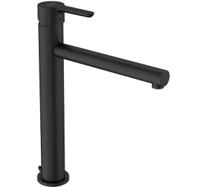 Monomando de lavabo alto  Negro Oslo Black
