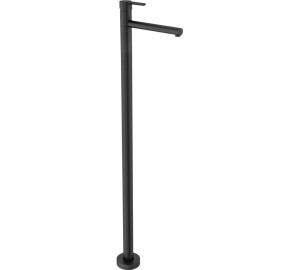 Monomando de pie para lavabo negro OSLO Black