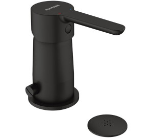 Monomando de bidé con transmisión  Negro Oslo Black