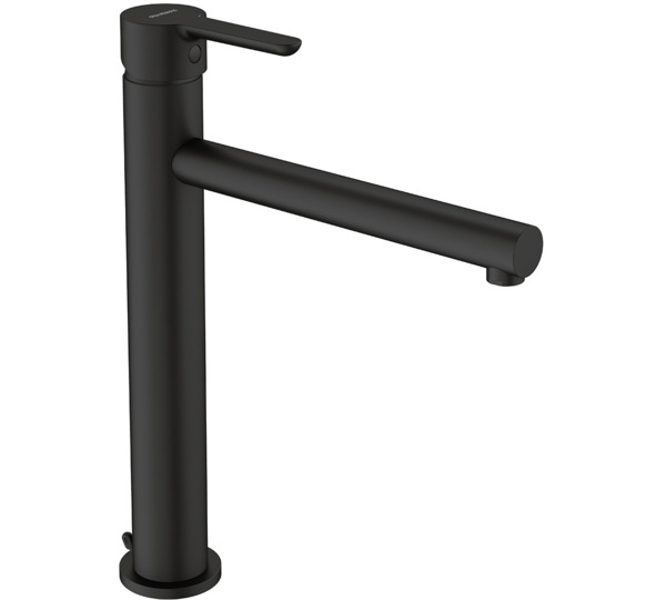 Monomando de lavabo alto  Negro Oslo Black