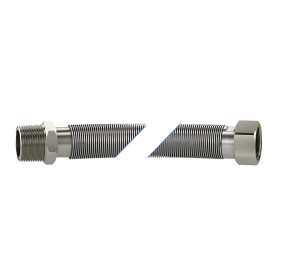 Conjunto flexible extensible de acero inoxidable 1" x 1"