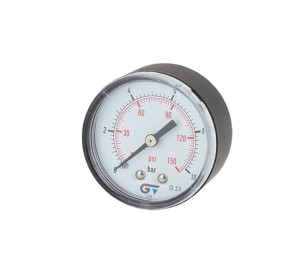 Manómetro Ø 53, salida posterior, rosca BSP 1/4"