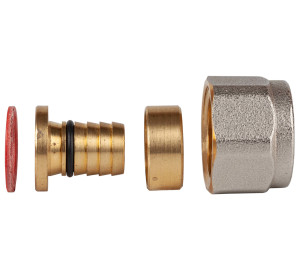 Racor tubo PEX + Multicapa rosca G1/2" BSP