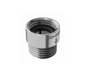 Conector 1/2" con regulador caudal 3 litros