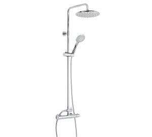 Columna termostática fija con kit
